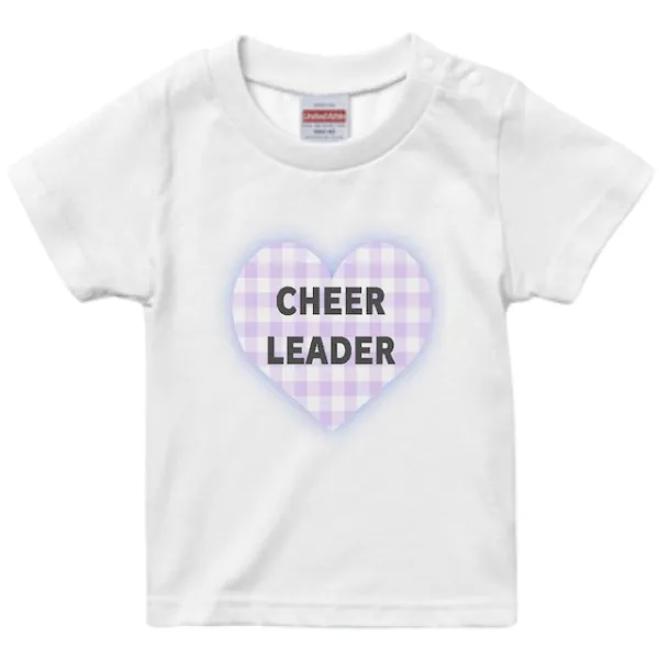 CHEERLEADER チェック BABY(purple)